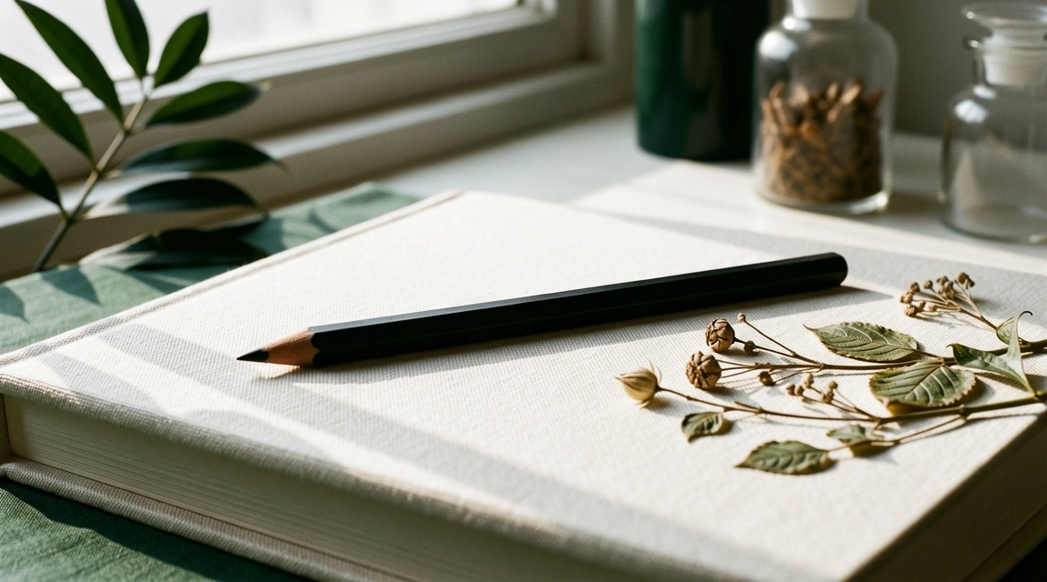 Detail of writing instruments